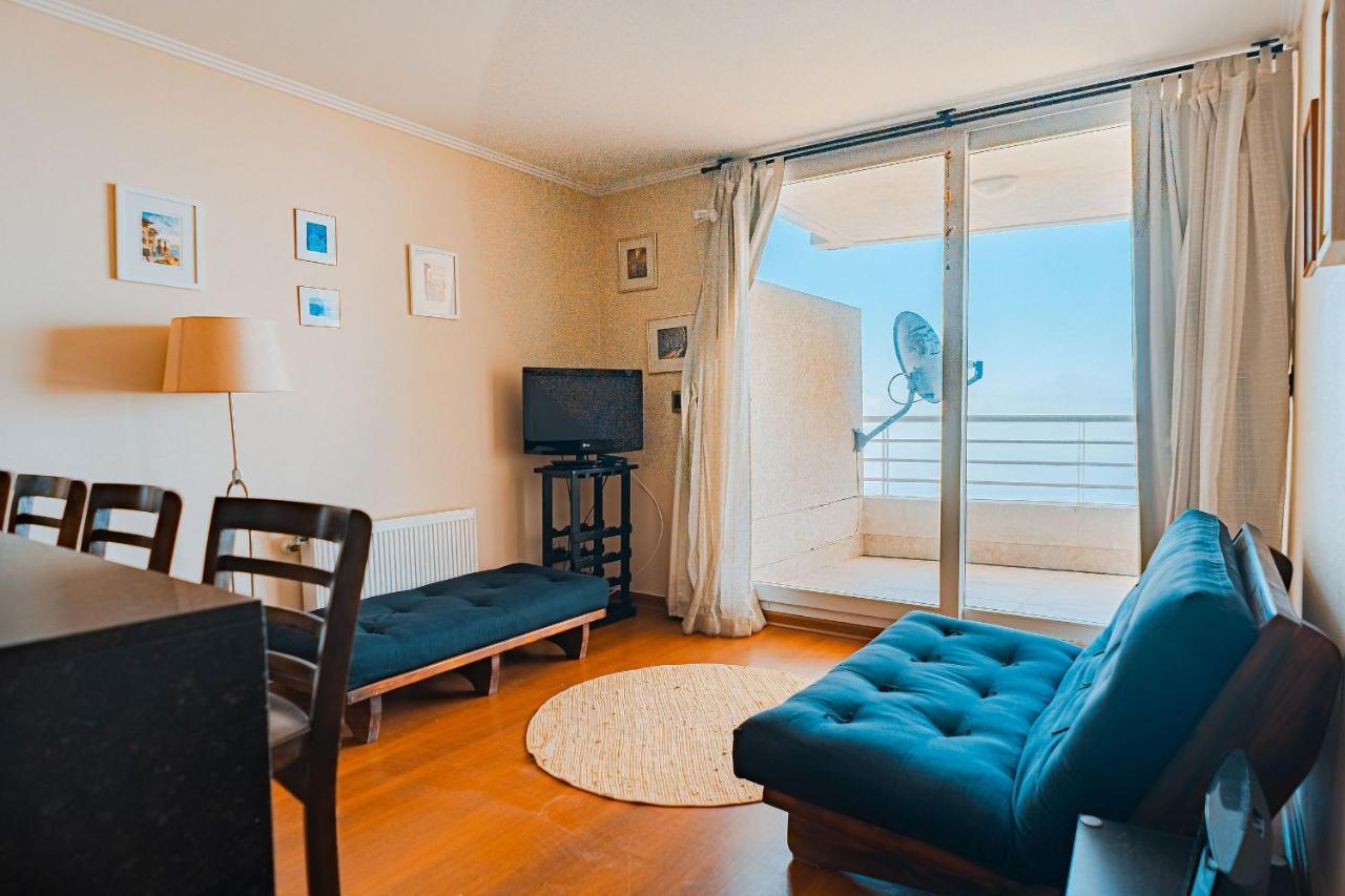 Апартаменты Hermoso Departamento Con Insuperable Vista Al Mar Винья-дель-Мар Экстерьер фото